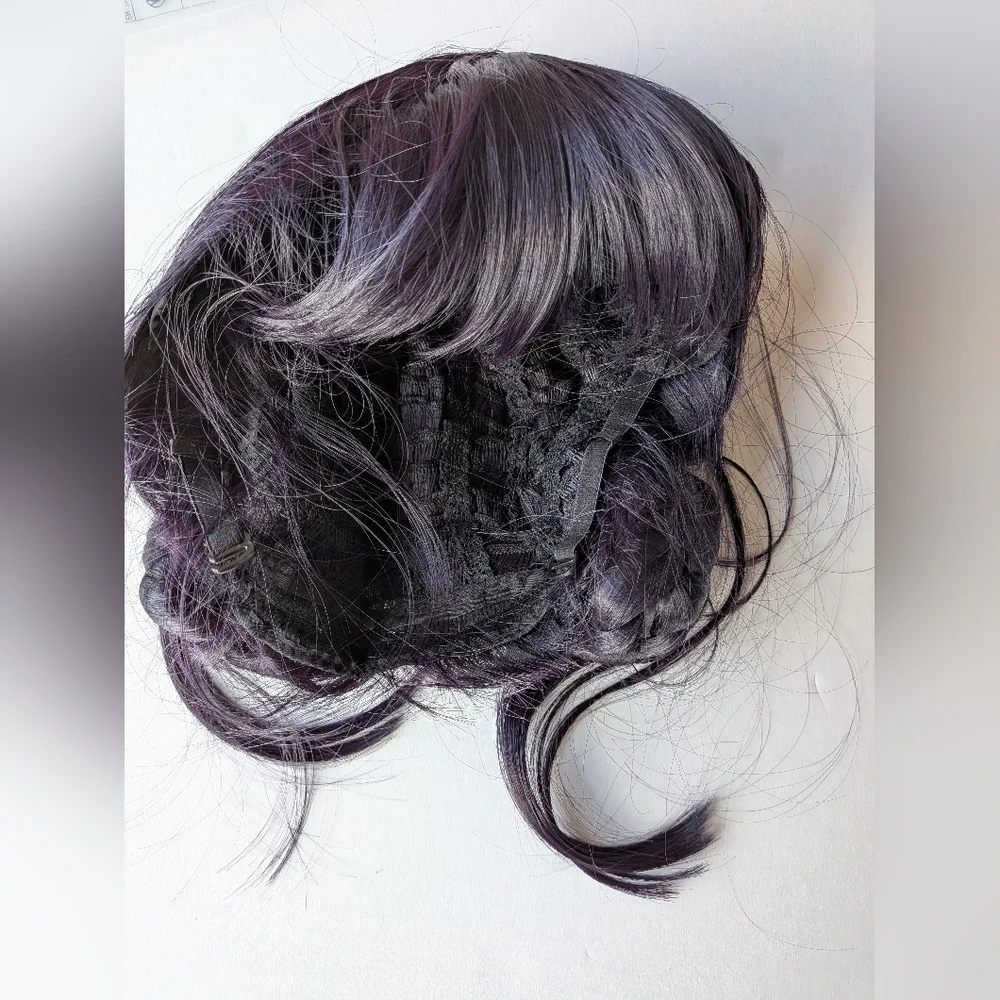 Anime Purple Braided Women's Wig Cosplay Demon Hunters Inspired